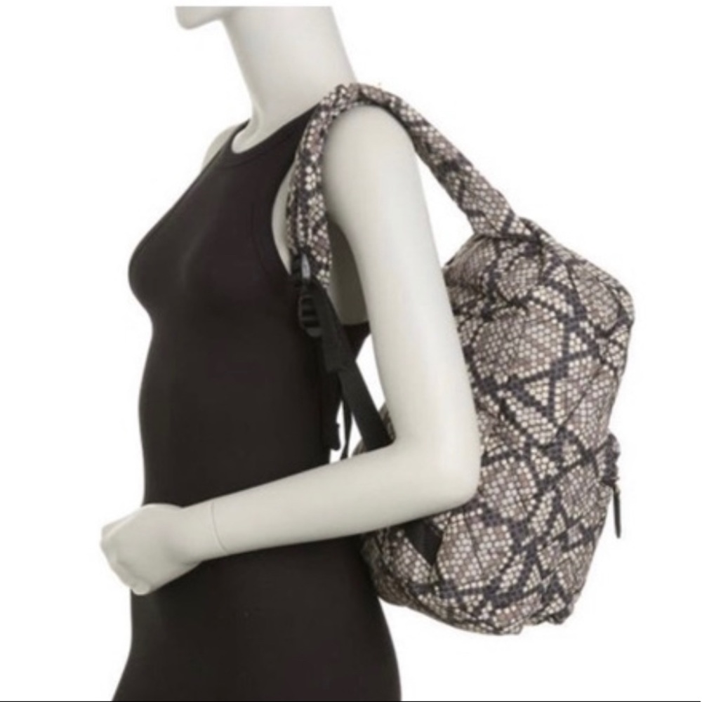 Marc Jacobs | Size 1SZ | Greige Snake Multi Ouilted Nylon Printed Backpack